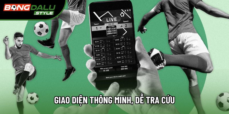 Giao diện thông minh, dễ tra cứu Giao diện thông minh, dễ tra cứu